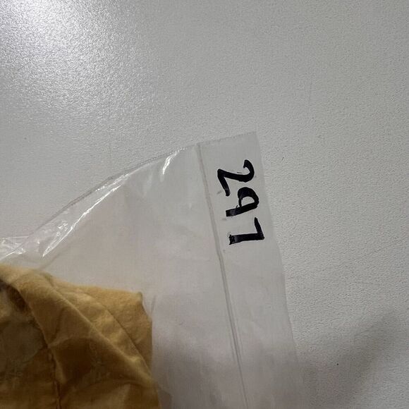 Nili Lotan Normandy Blouse Women’s XS Yellow Cotton Pleated - Picture 8 of 8